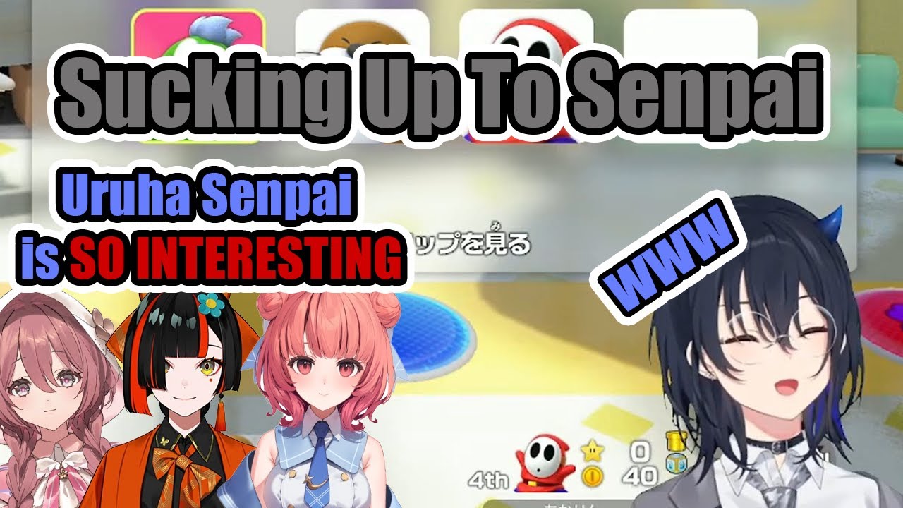 Sucking Up To Uruha Senpai【VSPO / Eng Sub】