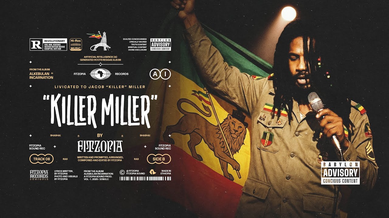 Fitzopia - Killer Miller - (Lyric Video) - Rootikal Tribute to Jacob Miller