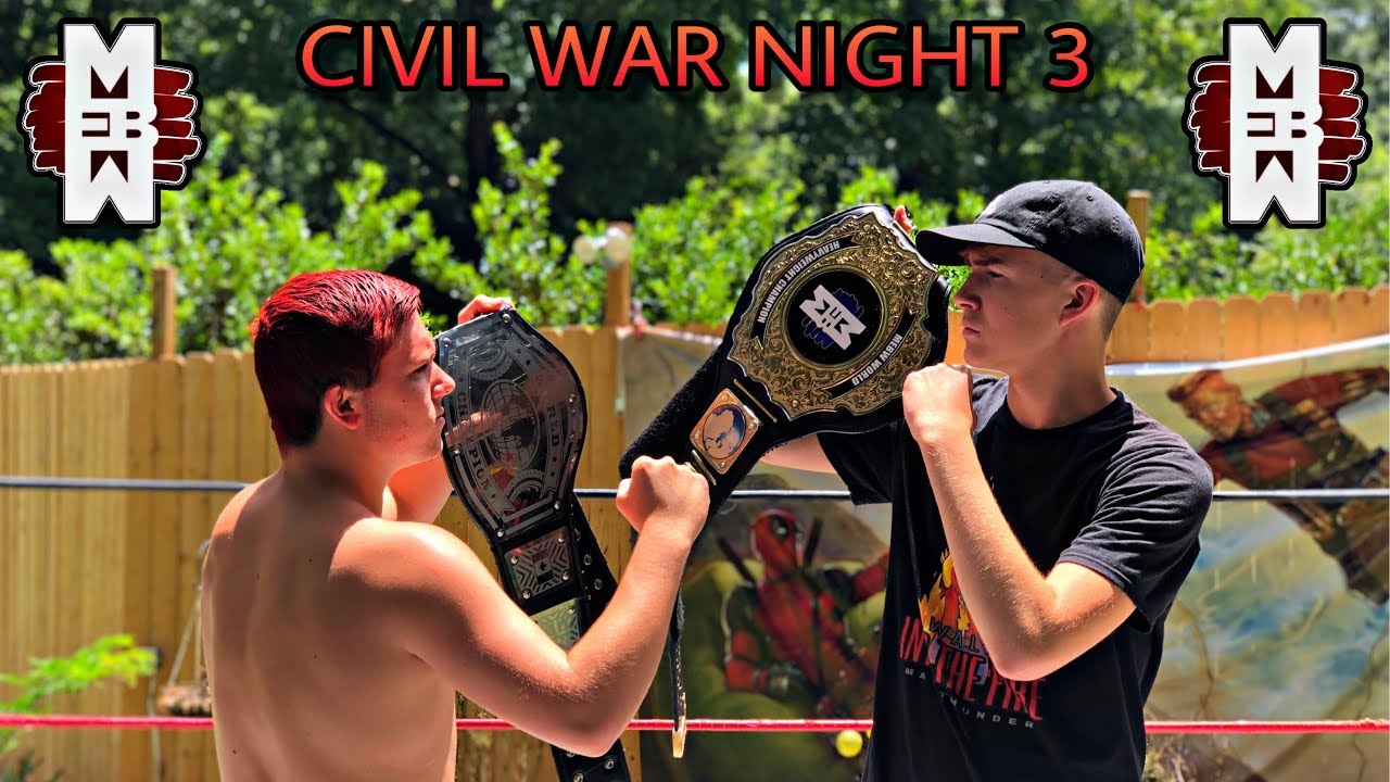 Civil War Night 3 - Thunder v Wright; Adams v Dak; Hayes v Havoc; WINNER TAKE ALL! MUST SEE! [MEBW]