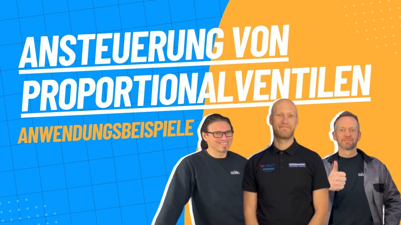 Ansteuerung von Proportionalventilen in der Hydraulik - Anwendungsbeispiele