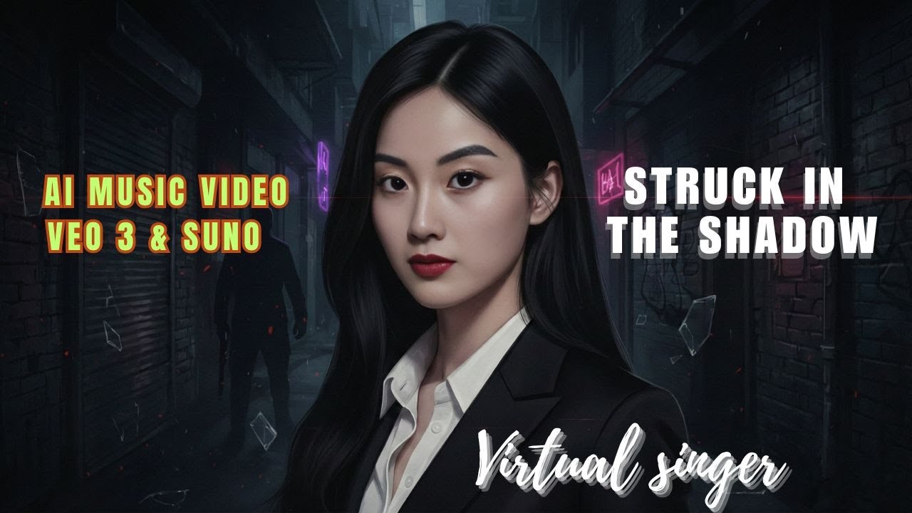 Struck in the shadow - AI Music Video ( Made with VEO 3 & SUNO )