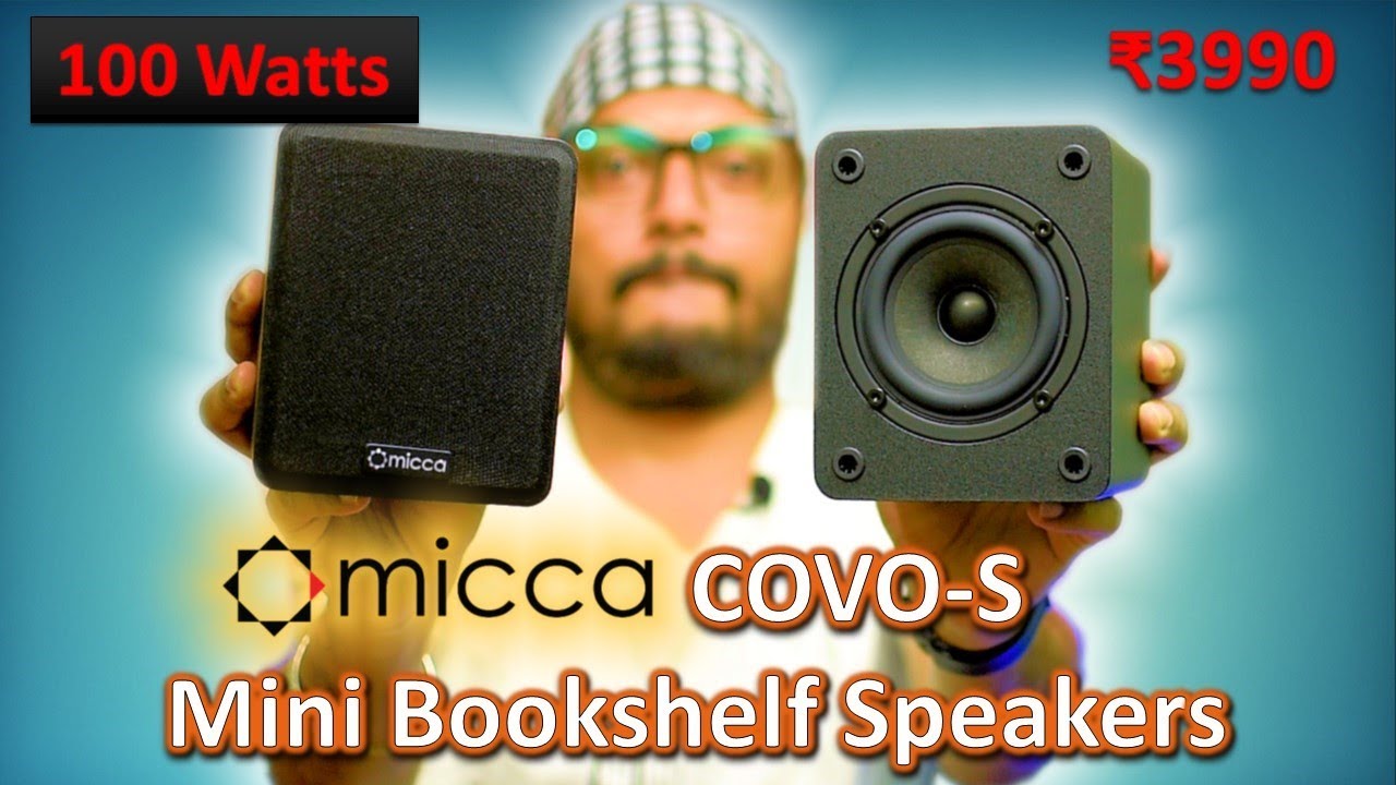Micca COVO-S Компактные 2-полосные полочные громкоговорители мощностью 100 Вт RMS | Маленький и мощный | Подробный обзор