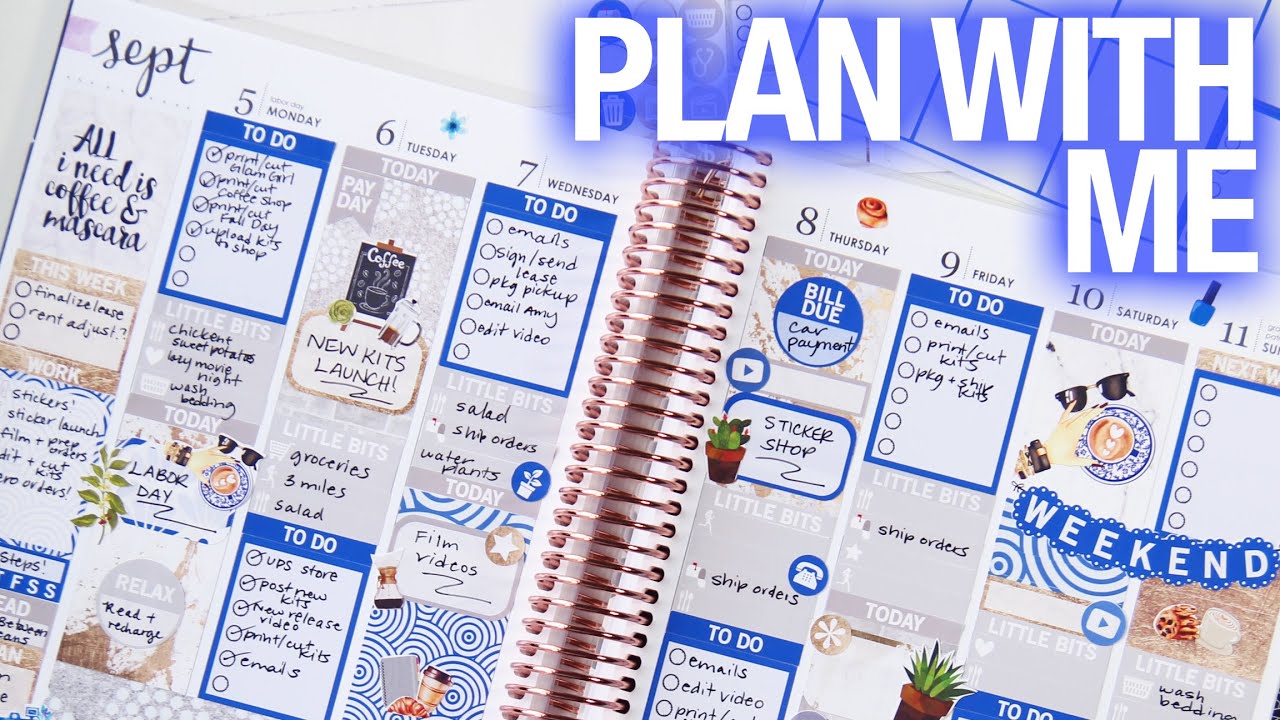 PLAN WITH ME | Coffee Shop | Firefly Paper Shop