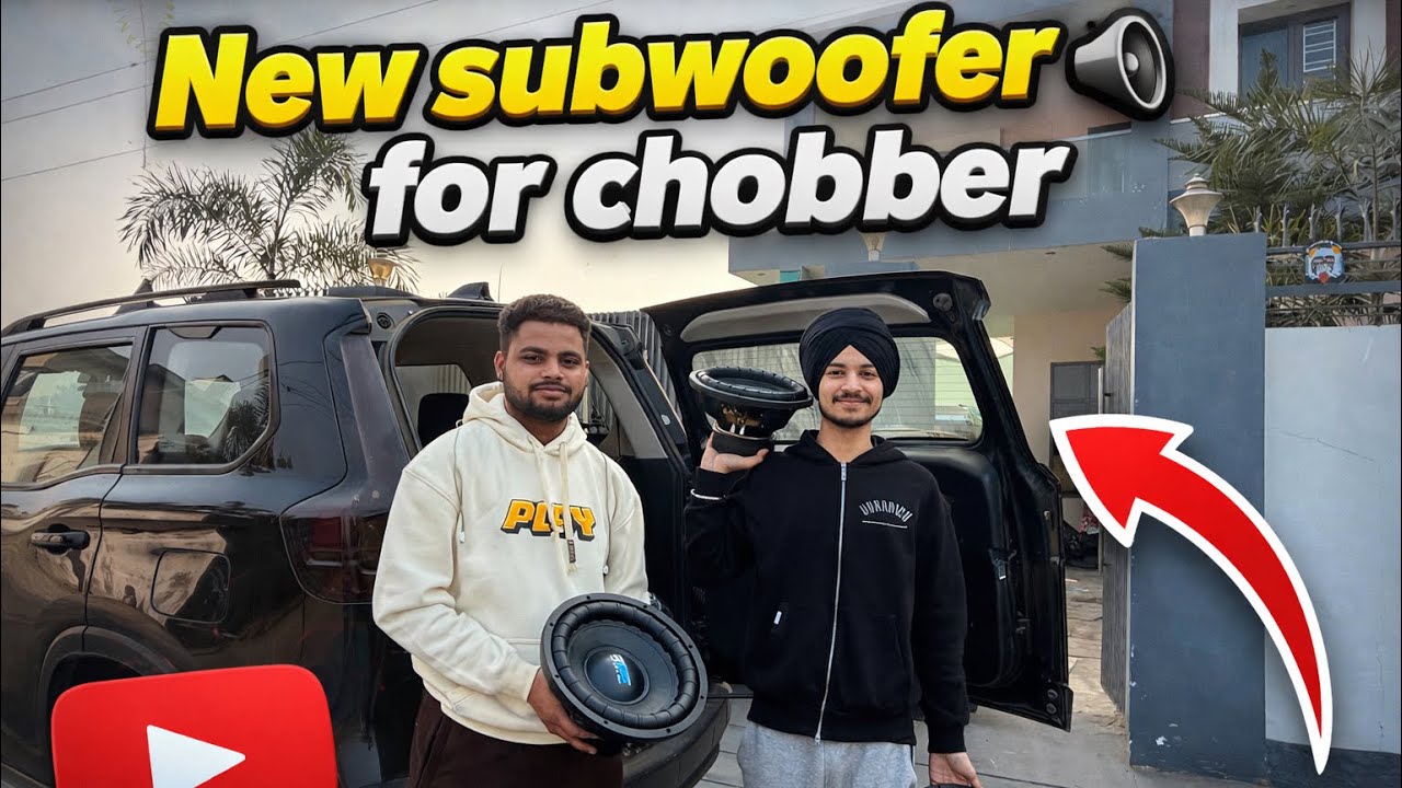 NEW DOUBLE COIL SUBWOOFER 🔊 For CHOBBER 🚀🚀