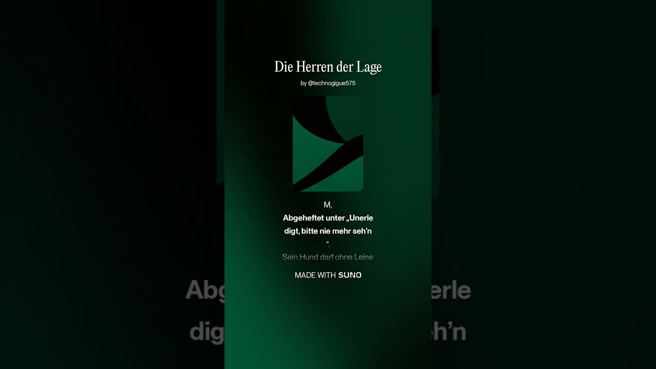 Die Herren der Lage 1