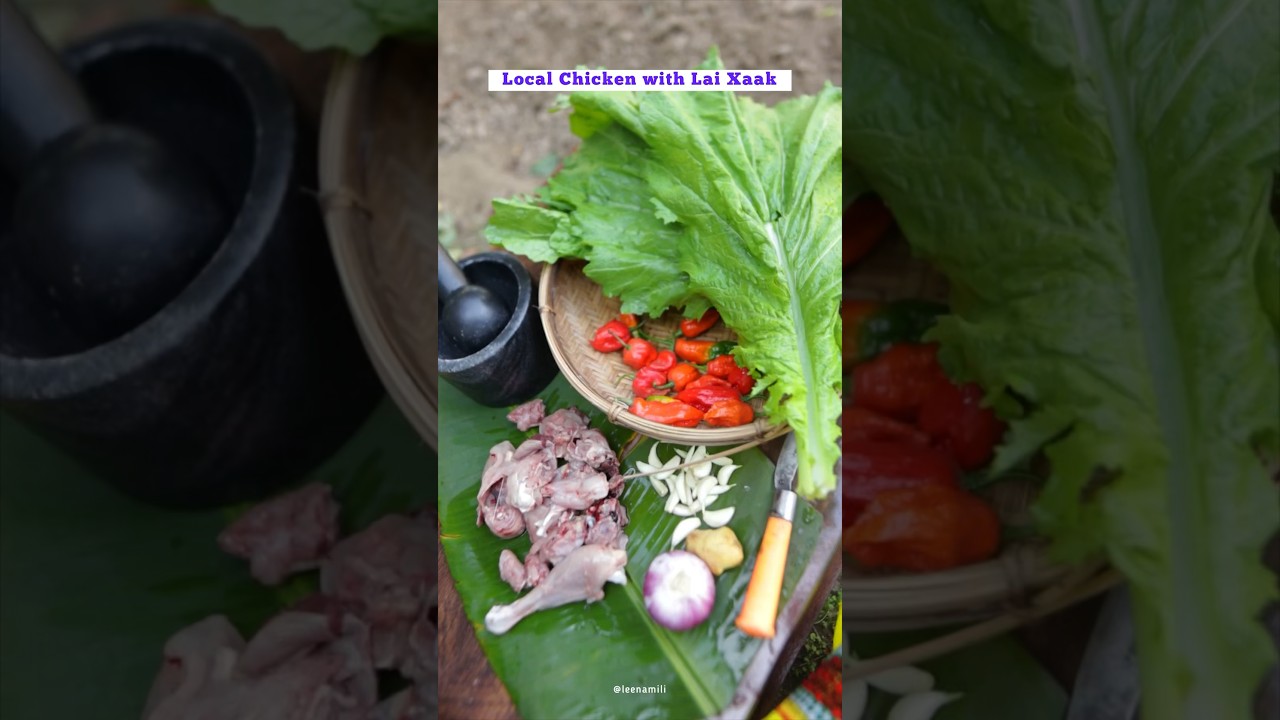 Мурги Мангхо Лай Ксакере🥬 #assameseyoutuber #ashortaday #assam #assameserecipe