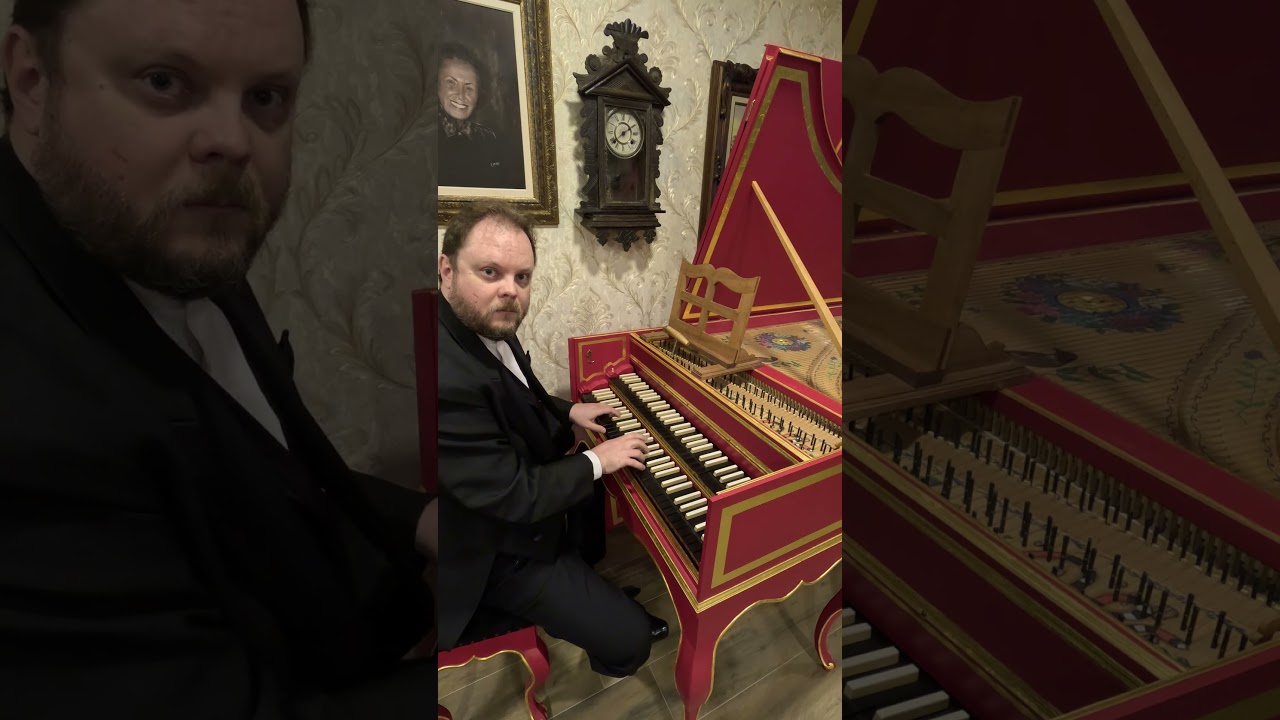 Adams Family on Harpsichord #Shorts