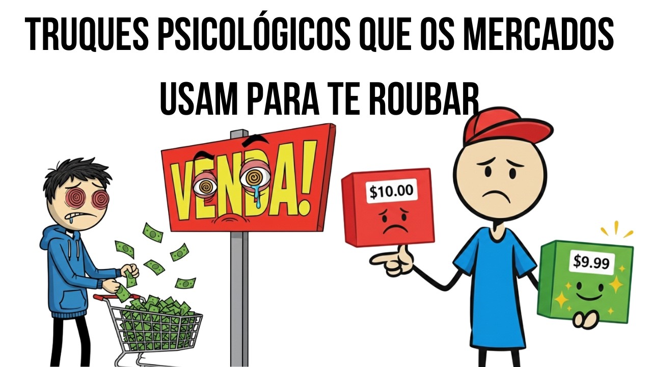 Truques psicológicos que os mercados usam para te ROUBAR (Sem você SABER)