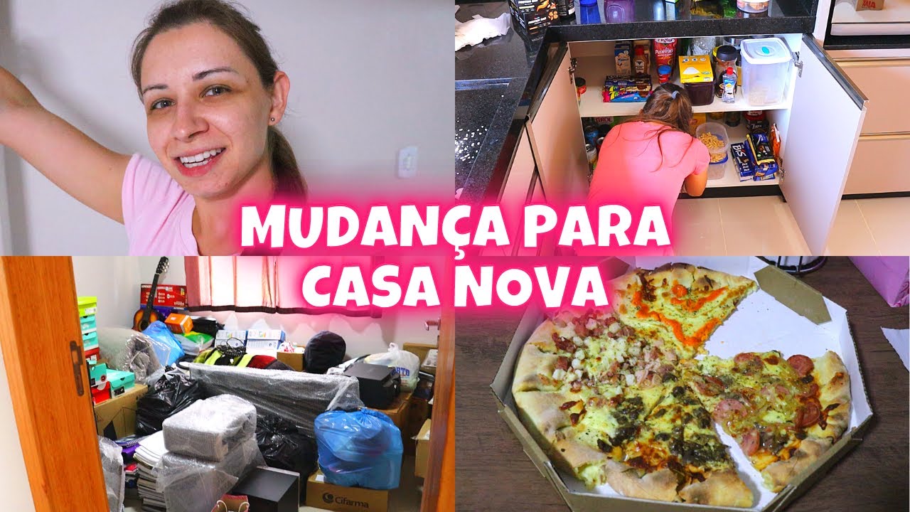 DIA DA MUDANÇA - PRIMEIROS DOIS DIAS NA CASA NOVA, MOSTREI TUDO 😍