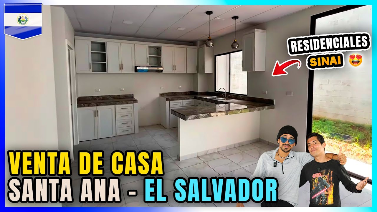 🏠 CASA en VENTA Residenciales Sinai Santa Ana El Salvador | Caminando Santa Ana El Salvador