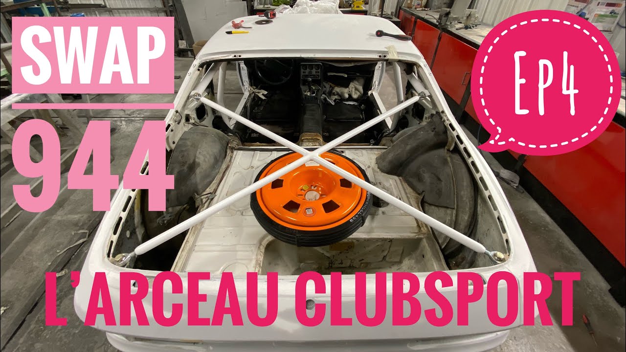Swap porsche 944 Ep4 : fabrication d’un arceau clubsport!