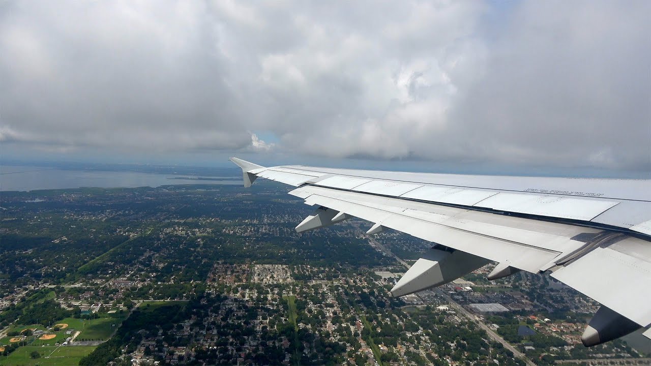 Airbus A321-200 American Airlines ШИКАРНЫЙ взлет + такси из аэропорта Тампы (TPA)