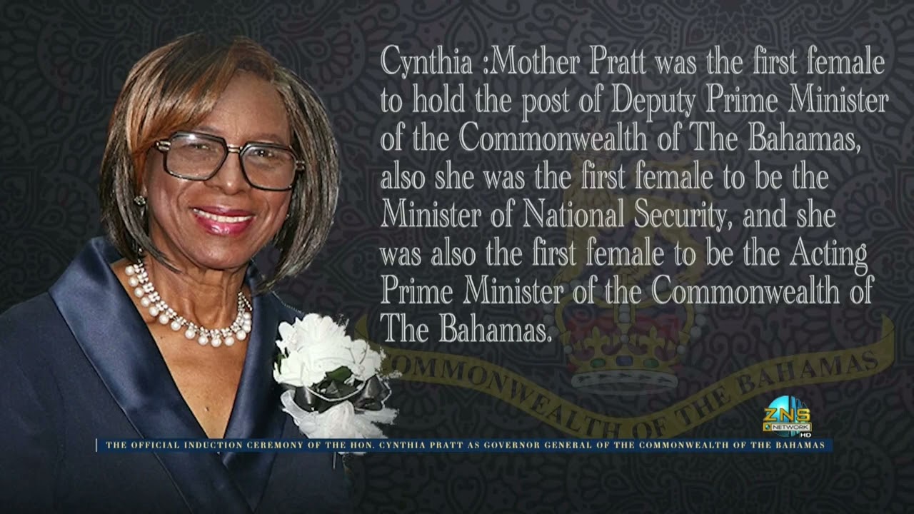 Induction of Cynthia Pratt As Governor General