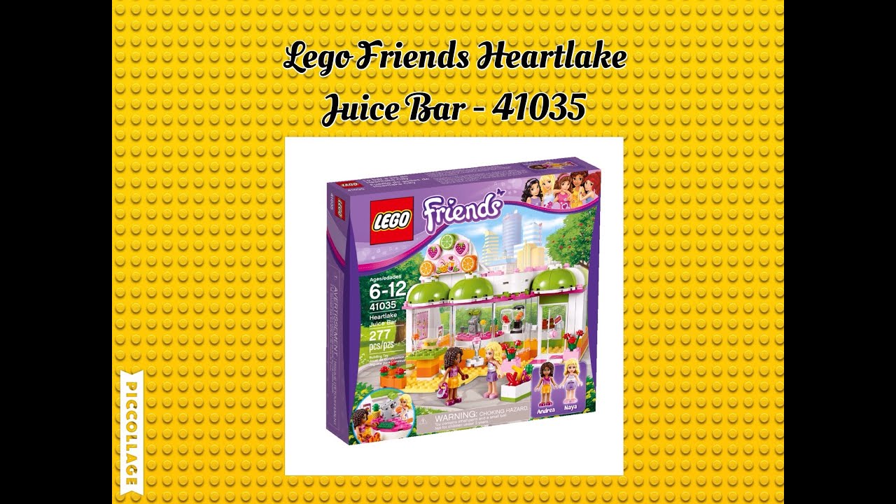 Lego Friends Heartlake Juice Bar (41035) - Speed Build