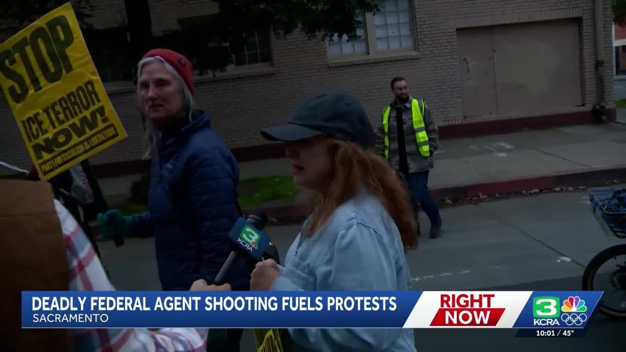 Deadly federal agent shooting fuels protests