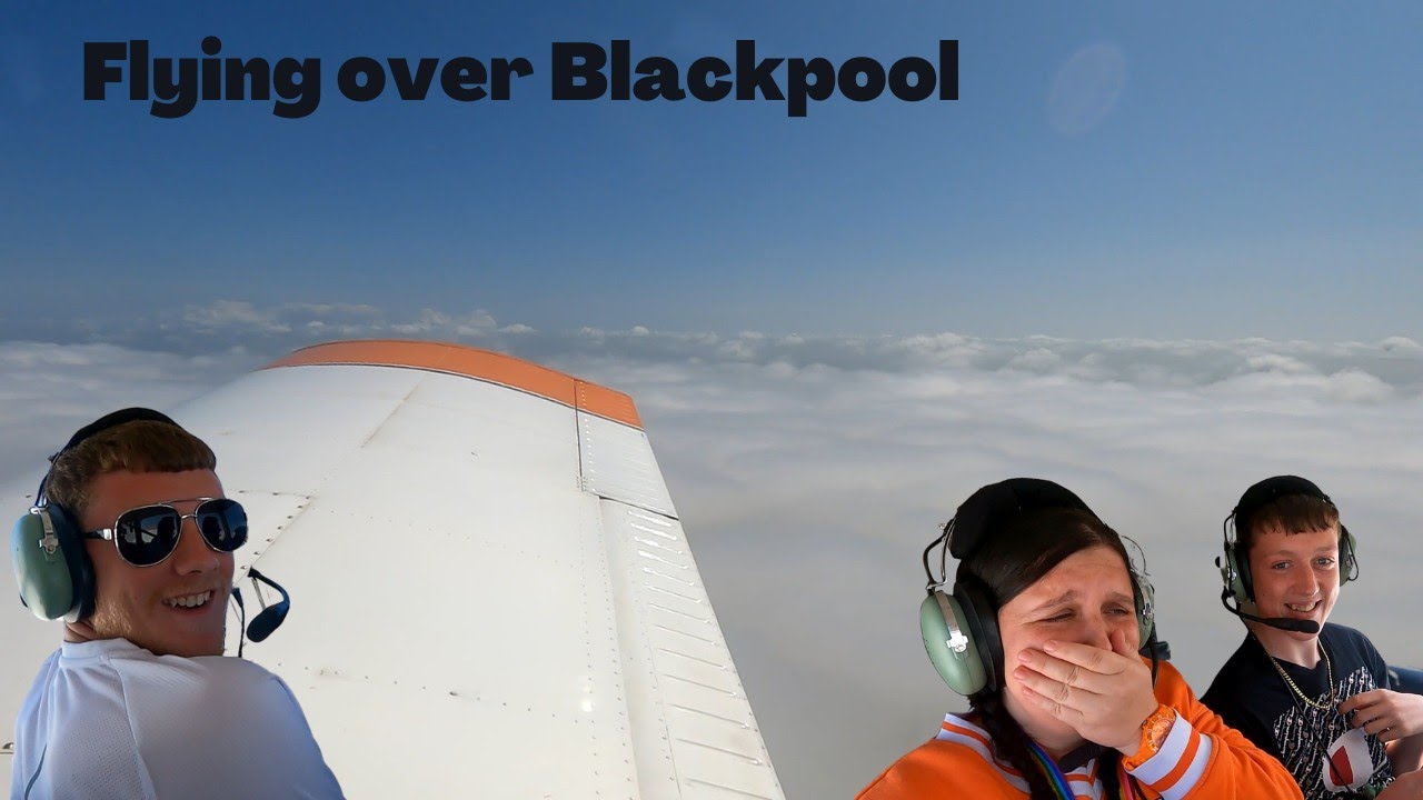 Blackpool we go in a plane ✈️ @antflighttraining8099