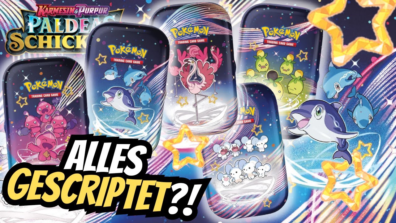 Ist DAS noch ZUFALL?! 🤔 Pokémon Paldeas Schicksale Mini-Tin Display Karmesin & Purpur TCG OPENING