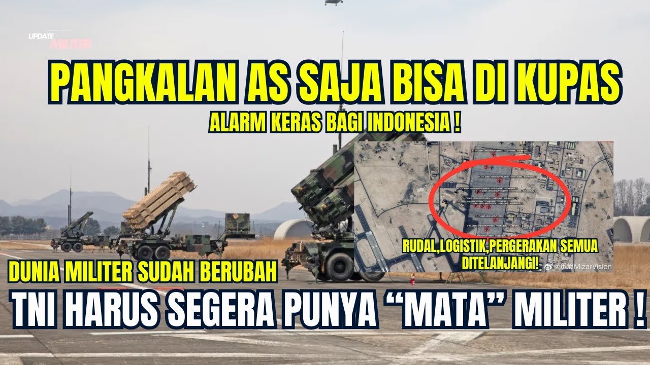Satelit Mata Mata China Bocorkan Basis Militer AS ke Iran &mdash; Bagaimana Posisi Indonesia & TNI