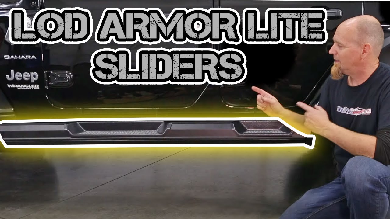 LOD Armor Lite Rock Sliders | Wrangler JL Install