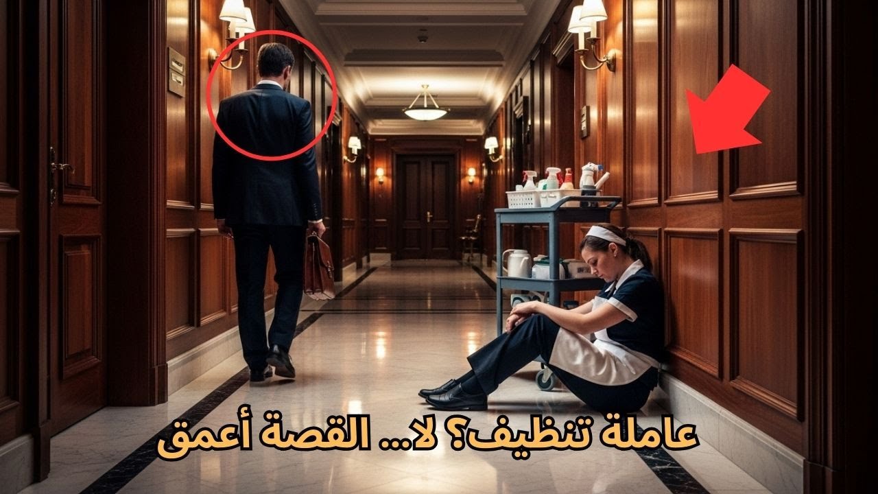ملياردير رأى عاملة تنظيف تبكي في ممر فندق… ما فعله في اليوم التالي قلب كل شيء