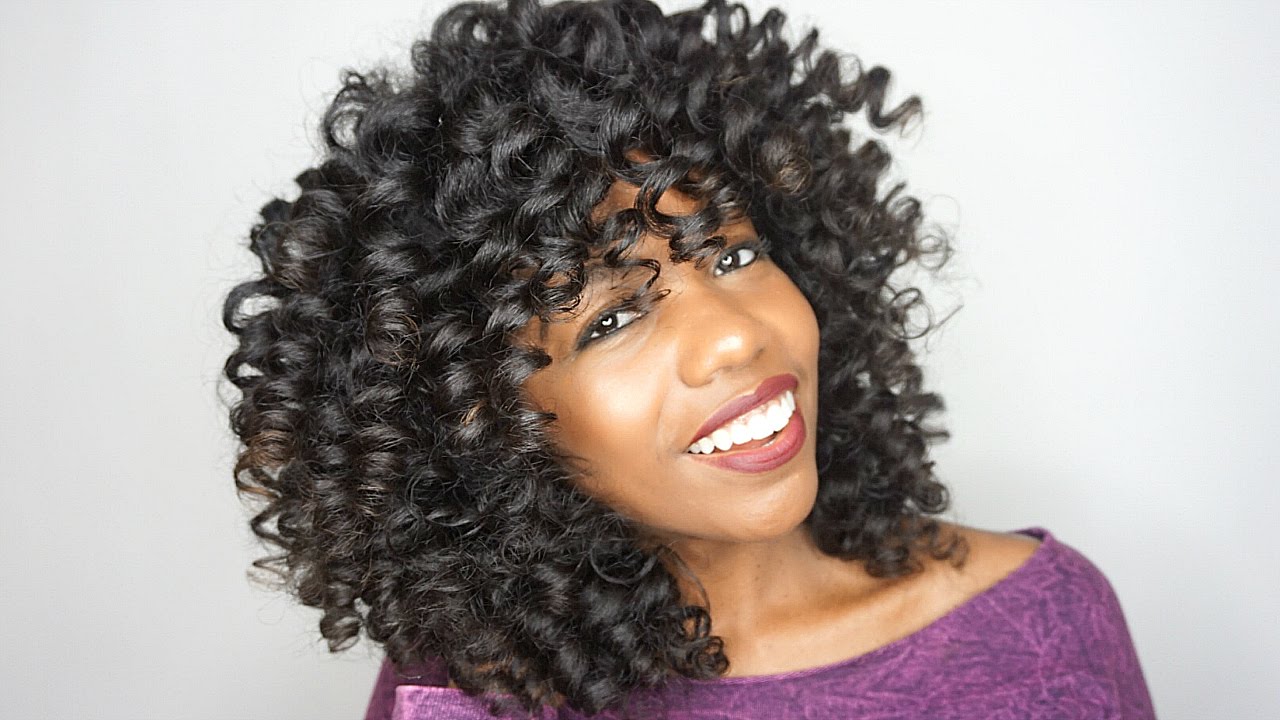 The CurlDaze Twist and Curl Method | Super Defined Perm Rod Set On Natural Hair