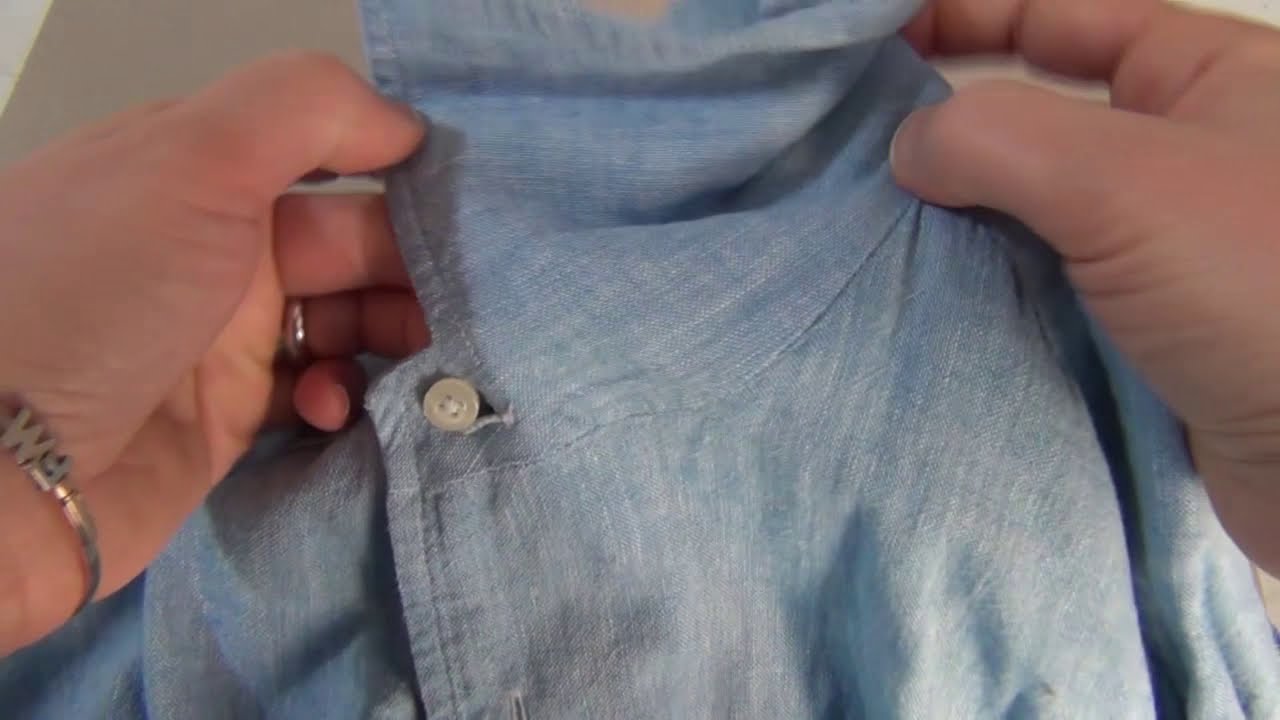 Colletto Camicia con solino attaccato alla vela