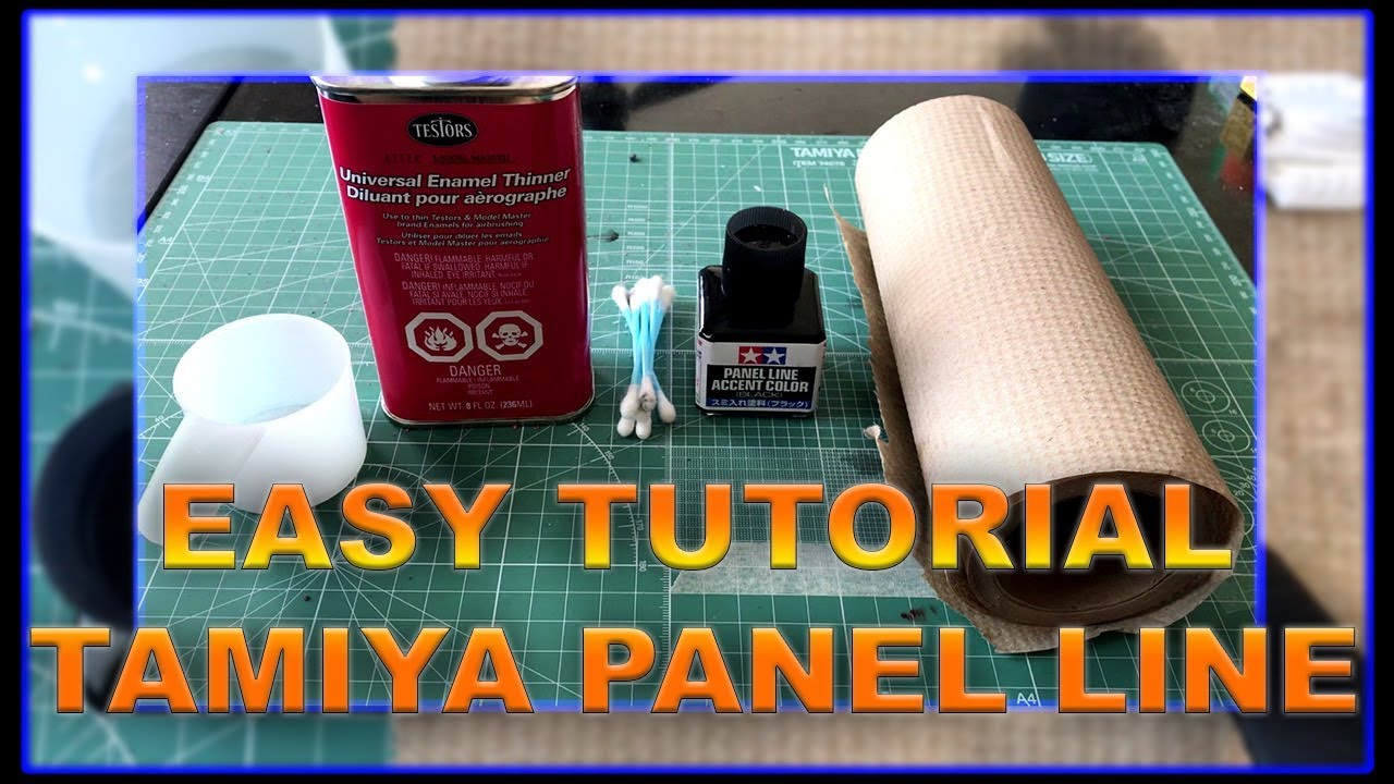 EASY TUTORIAL: How to Use Tamiya Panel Line Accent Color (Black)