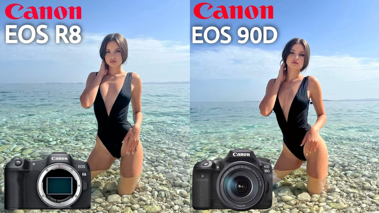 Canon Eos R8 VS Canon Eos 90D Camera Test