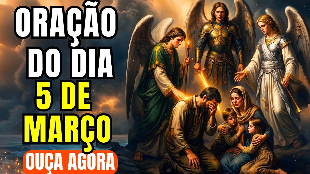 Os 3 Arcanjos DESCEM HOJE por Quem Está Exausto e Ansioso e no LIMITE — Reze Comigo