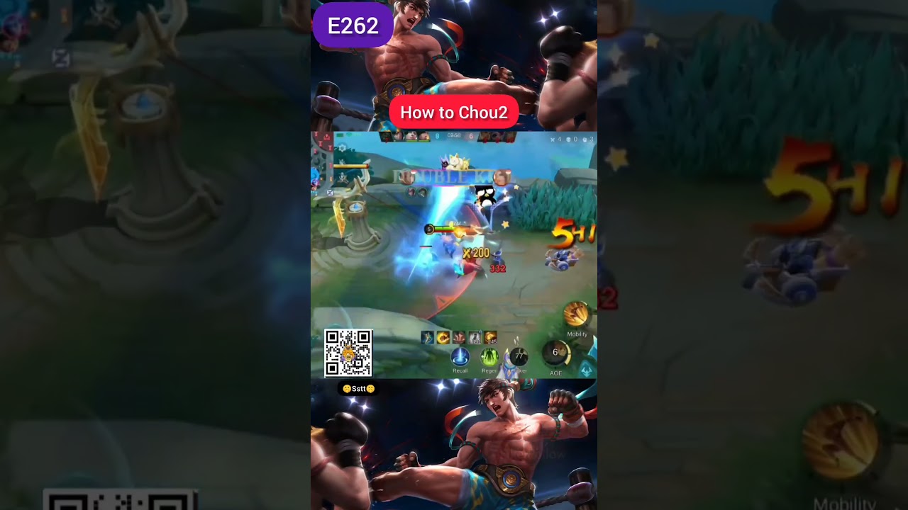 E262 How to Chou 2 #shorts #mobilelegends #chou #choumontage #choumlbb