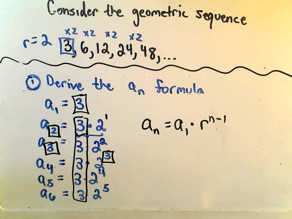 Geometric Sequences: A Formula for the' n - th ' Term , Part 1