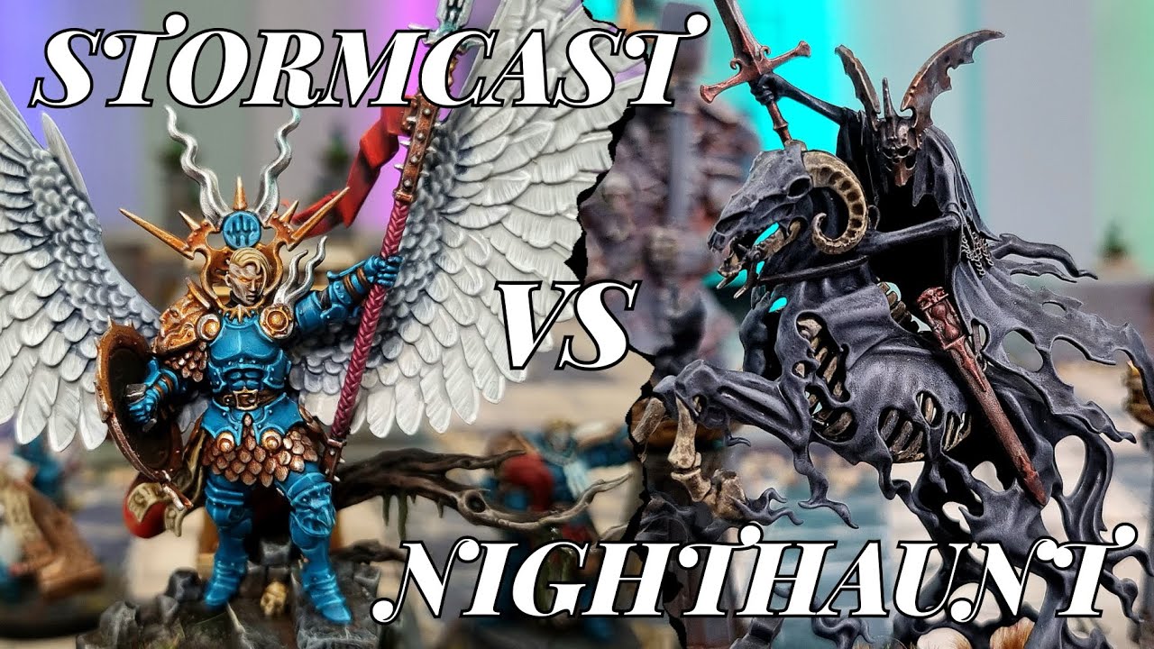 STORMCAST VS NIGHTHAUNT! Age of Sigmar Battle Report. road to 4th edition.