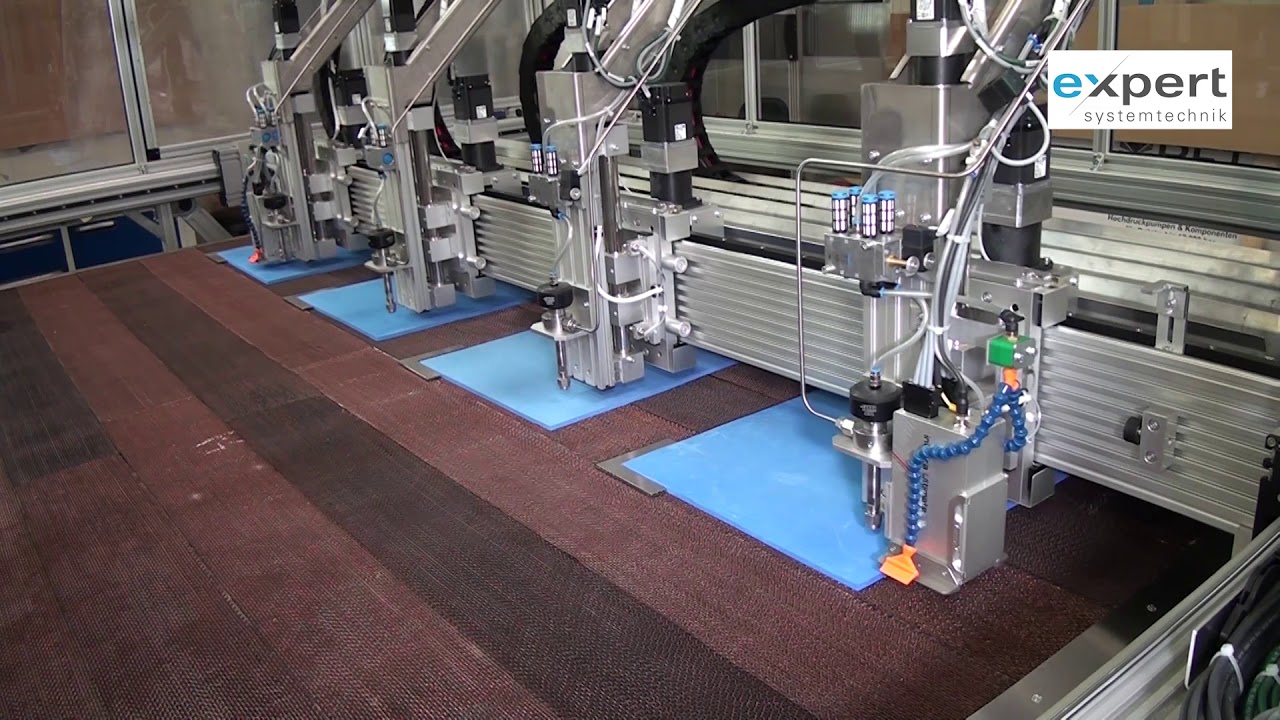 Wasserstrahl-Schneiden & Drucken in einem Schritt / Clean waterjet cutting & printing in one step