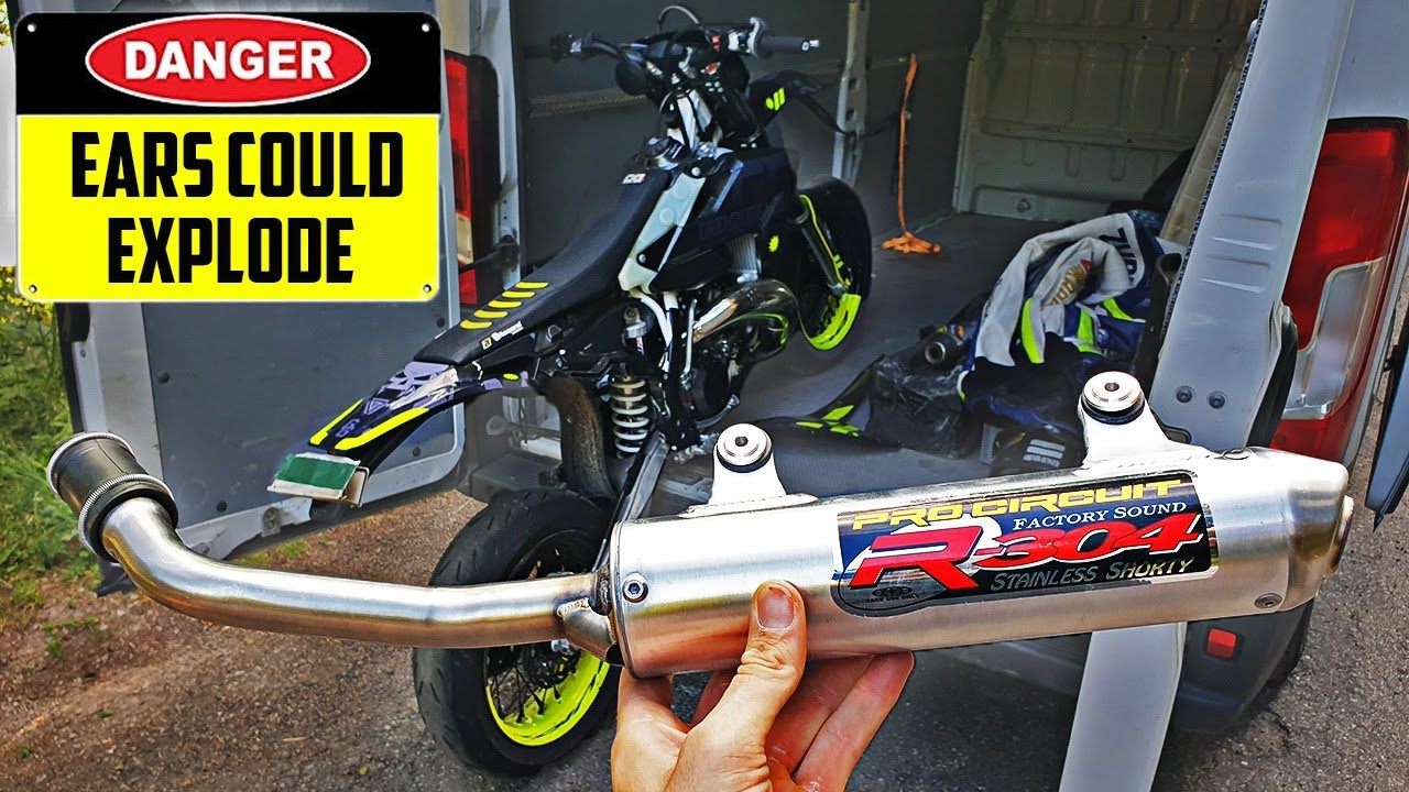 Auspuff Endstufe asozial - Husqvarna TE300i