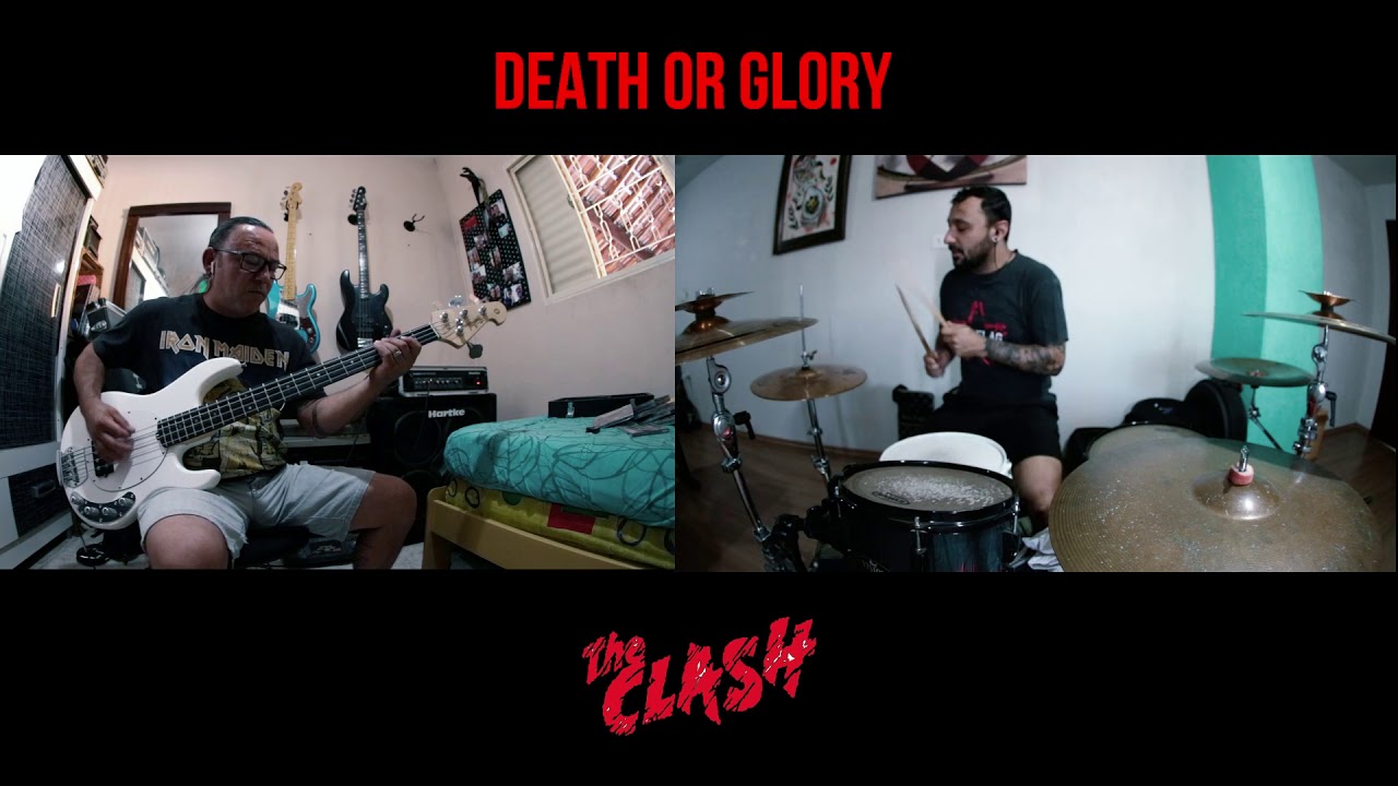 The Clash - Death Or Glory  - Drums and Bass cover (Jean e Jeferson Novaes)