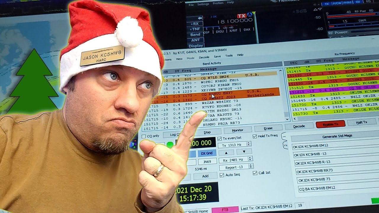 Merry Christmas!  FT8 Livestream Christmas Morning