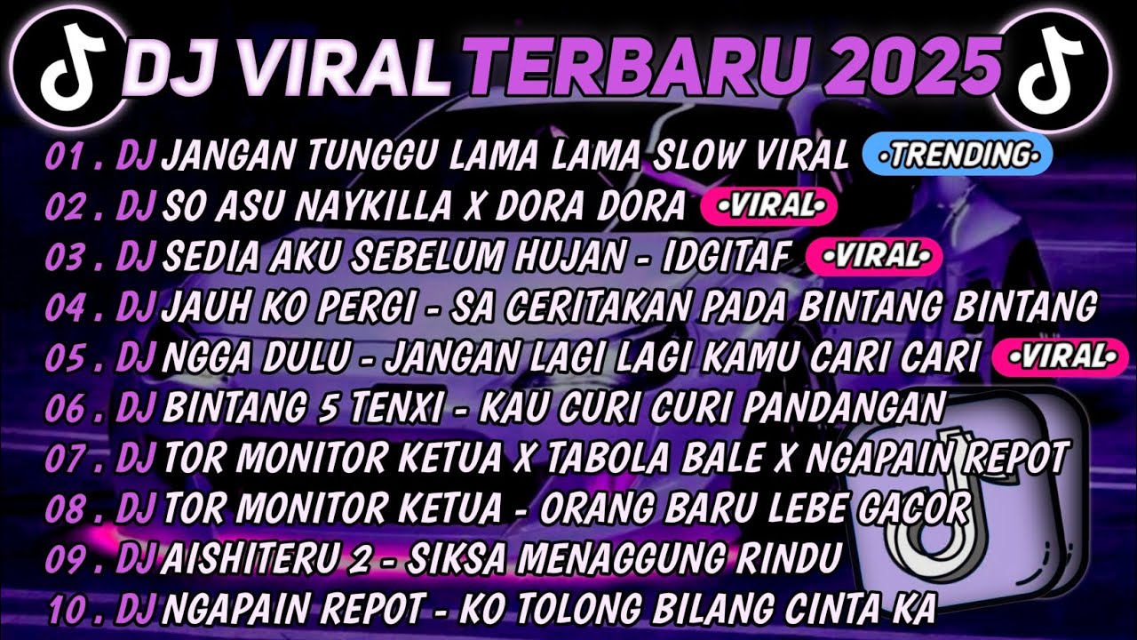 DJ TIKTOK TERBARU 2025🎵DJ JANGAN TUNGGU LAMA LAMA🎵DJ SO ASU X MELODY DORA DORA || FULL ALBUM 