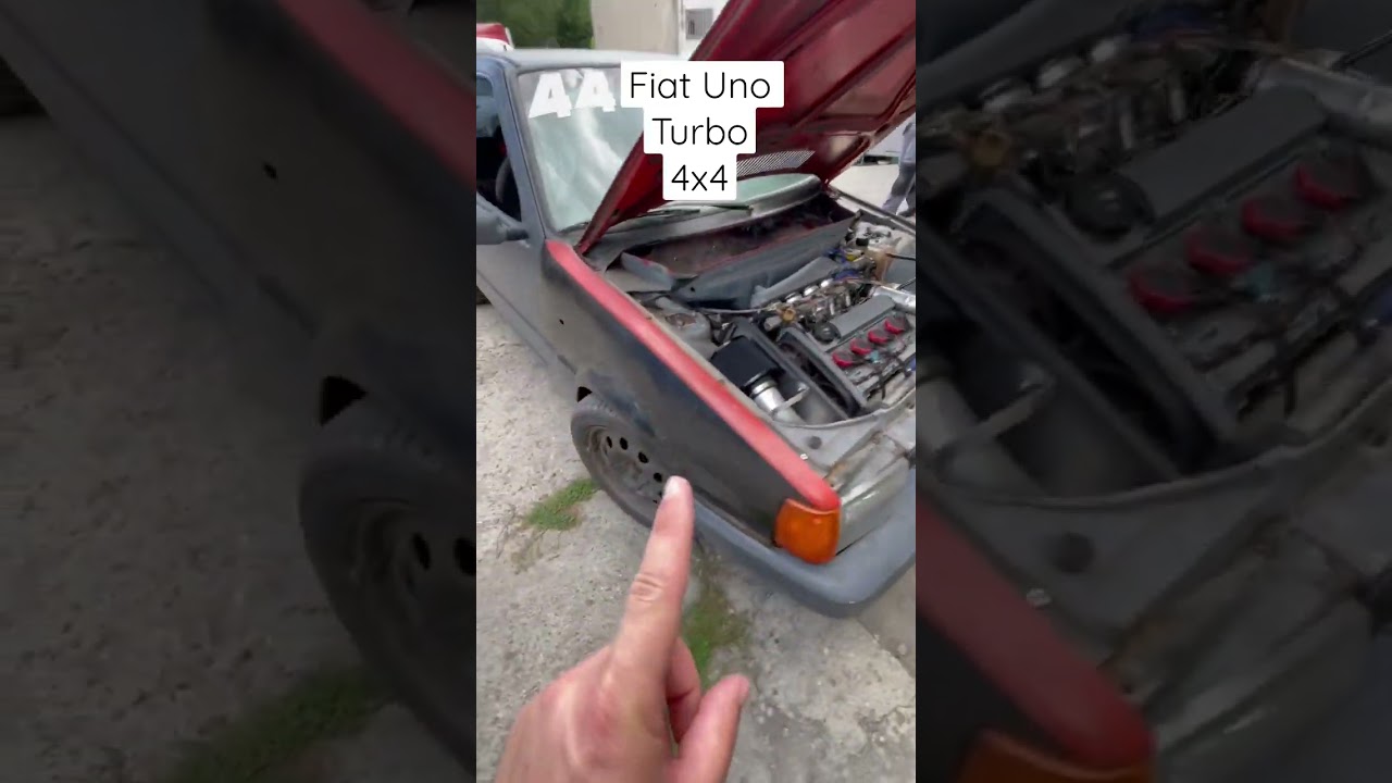 Fiat Uno 2.0 Turbo 4x4!! Jak ja lubię takie przer&oacute;bki. Projekt: Uno.mk1 2.0 awd