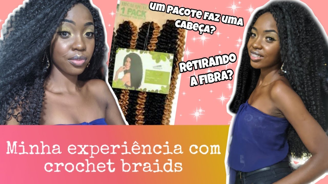 CROCHET BRAIDS COM 1 PACOTE - É POSSÍVEL? / CABELO ORGÂNICO TULIPA - CABELO ORGÂNICO SUPER STAR