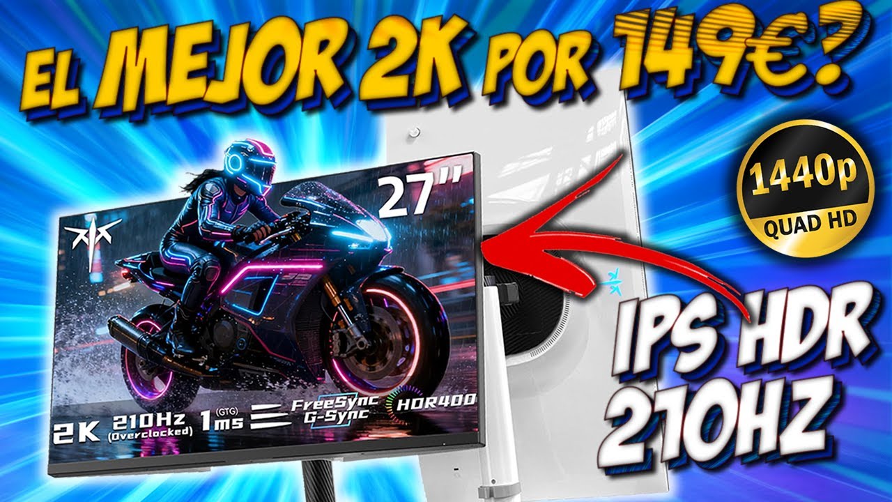 🟢¿El MEJOR Monitor 2K 210Hz por 149€? KTC H27T6 a prueba REAL