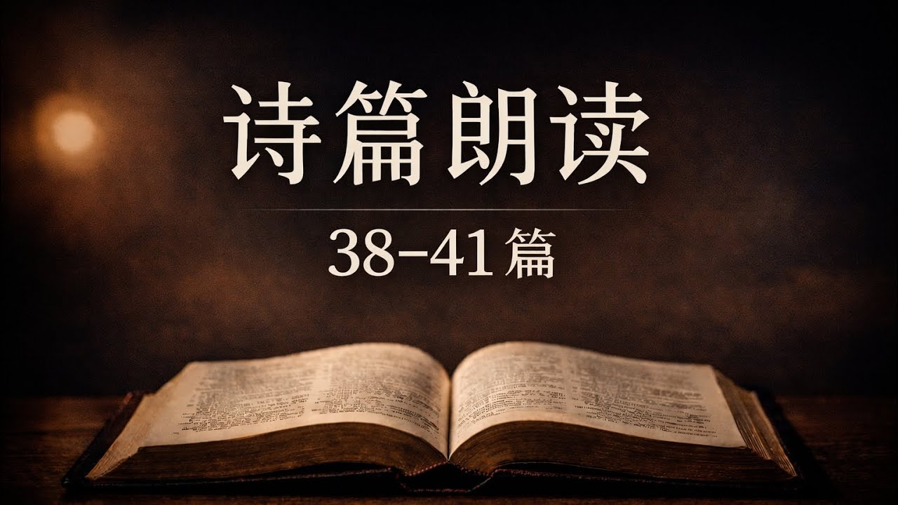 Psalms 38–41｜诗篇 38–41 篇｜圣经朗读