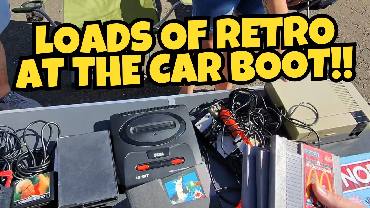 Loads Of Retro At The Car Boot!!! 🤑🤑🤑