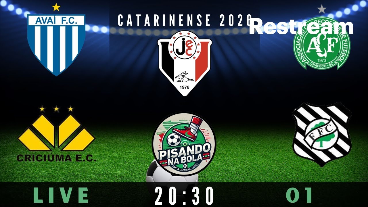 LIVE #01 CATARINENSE 2026! O RETORNO DO FUTEBOL EM SANTA CATARINA