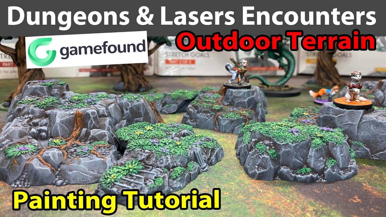 Dungeons & Lasers Encounters by Archon Studios with Painting Tutorial