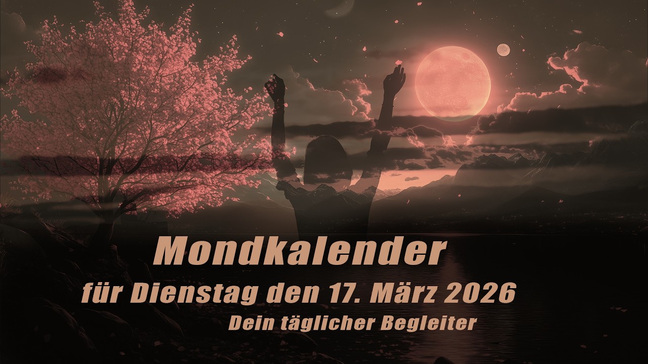Mondkalender für Dienstag den 17. März 2026  mit Alltag, Schönheit und Garten!Horoskope
