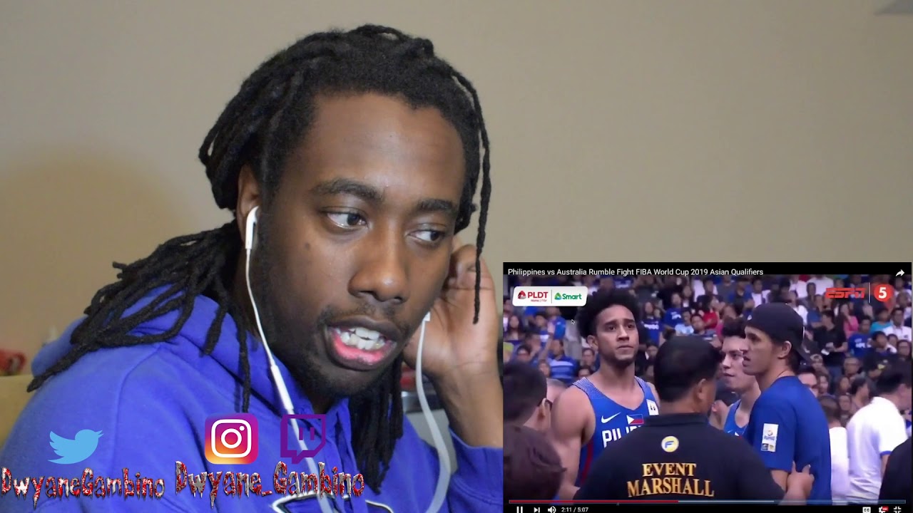 Philippines vs Australia Rumble Fight FIBA World Cup 2019 Asian Qualifiers REACTION