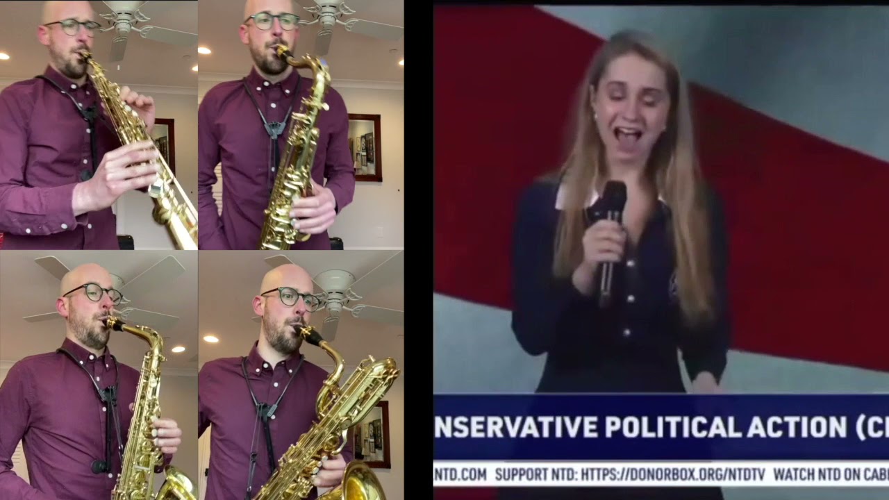 CPAC National Anthem - Sax Quartet Accompaniment