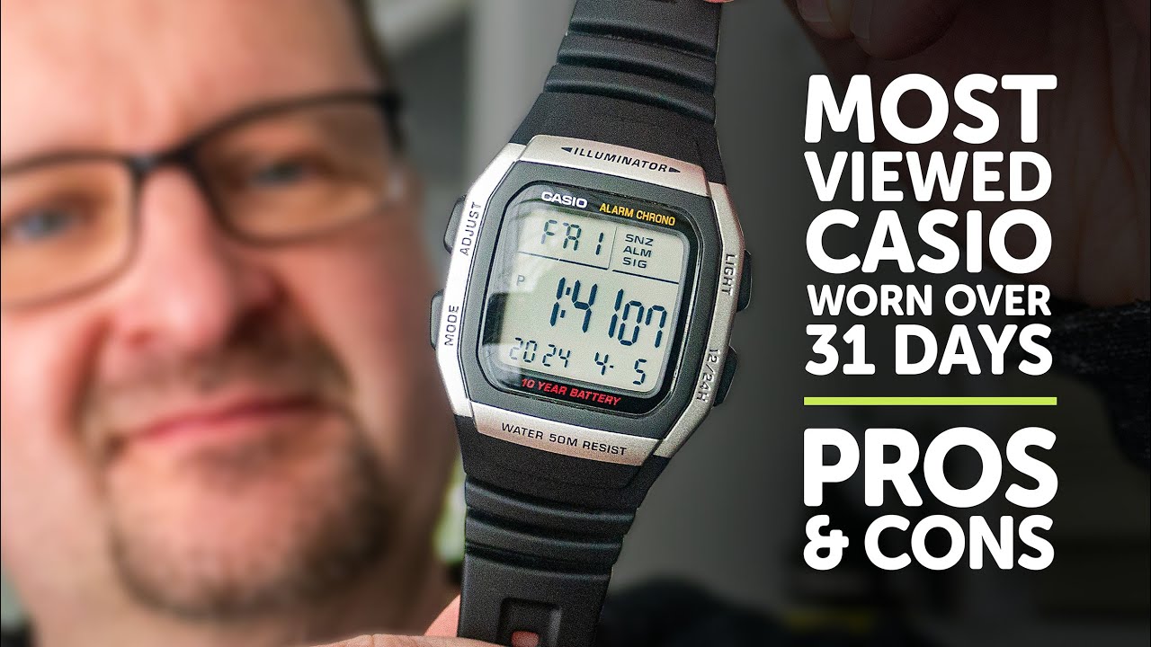 Часы DAILY DRIVER за март - CASIO W-96H - ПЛЮСЫ и МИНУСЫ!