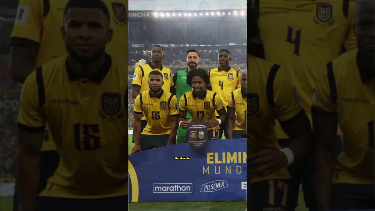 Ecuador qued&oacute; segundo 🇪🇨 #ecuador #seleccionecuador #eliminatorias2026 #futbolsudamericano