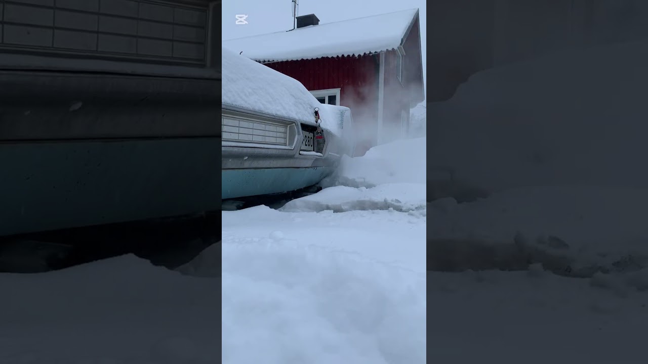 1967 Cadillac COLD START STRAIGHT PIPES at -6F/-21c with No Choke